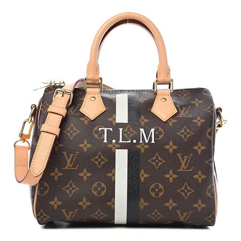 LOUIS VUITTON Monogram My LV Heritage Speedy 25 Black